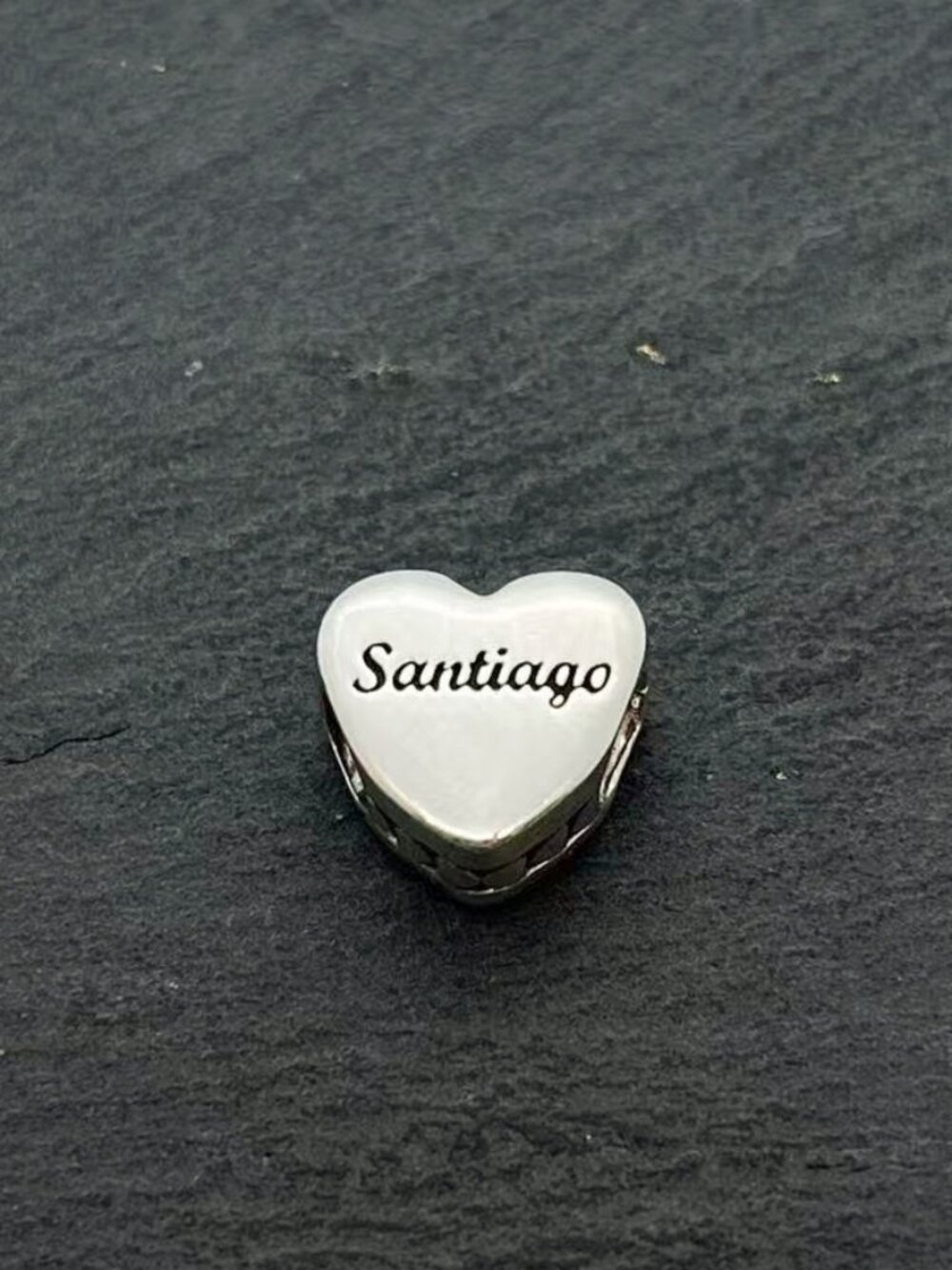 Pandora Santiago Exclusive Heart Charm Sterling Silver Jewelry